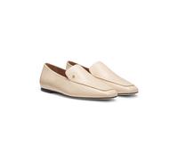 BOSS Loafer aus Leder mit Double-B-Monogramm - Style Charlize_Loafer_LTS, 50557644 Hellbeige 36