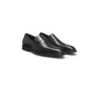 BOSS Loafer aus Leder mit Pennyloafer-Detail - Style Derrek_Loaf_buvprb, 50559103 Schwarz 40.5