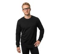 BOSS Relaxed-Fit Sweatshirt aus Baumwoll-Terry mit Logo-Stickerei - Style We_Logo, 50567420 Schwarz M