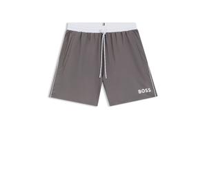 BOSS Logo-Badeshorts - Style Starfish, 50514429 Grau S
