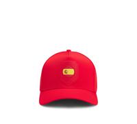 BOSS Logo-Cap aus glänzendem Twill mit Landesflaggen-Badge - Style Poulin-BC D'LUX-Flag, 50562802 Spanien ONESI