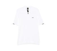 Boss - Logo Zip Polo - - Tops - Herren - Weiß - 2XL