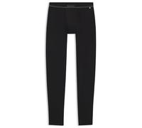 BOSS Lange Unterhose aus Stretch-Baumwolle mit Logo-Bund - Style Long John 365 Solid, 50531403 Schwarz L