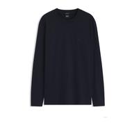 BOSS Longsleeve aus Baumwolle mit Logo-Detail - Style H-Talley 01, 50567762 Dunkelblau L