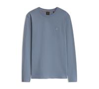 BOSS Longsleeve aus Baumwolle mit Logo-Patch - Style Tacks, 50512111 Hellblau XL