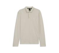 BOSS Green Regular Fit Poloshirt aus reiner Baumwolle Modell 'PLISY' in Beige, Größe L