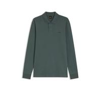 BOSS Longsleeve-Poloshirt Aus Baumwolle Mit Logo-Detail