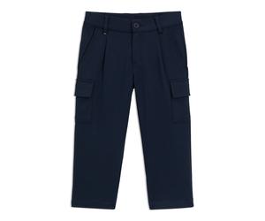 BOSS Loose-Fit Kids-Cargo-Hose aus Stretch-Gewebe - Style J51957/84904A, J51957 Dunkelblau 114