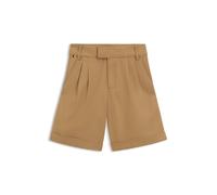 BOSS Loose-Fit Kids-Shorts aus Baumwoll-Mix mit Twill-Struktur - Style J50645/26904A, J50645 Braun 150