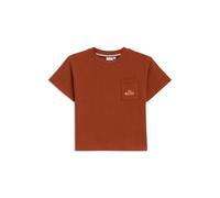 BOSS Loose-Fit Kids-T-Shirt aus Baumwolle mit gesticktem Artwork - Style J52029/32604A, J52029 Dunkelorange 102