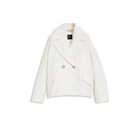 BOSS Loose-Fit Mantel aus Bouclé mit zweireihiger Knopfleiste - Style C_Caban1, 50534895 Natur 38