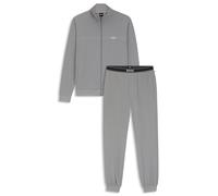 BOSS Loungewear-Set aus Stretch-Baumwolle mit Logo-Print - Style 365 Long Set, 50566976 Hellgrau S