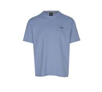 Pyjamaoberteil BOSS "Waffle T-Shirt", Herren, Gr. L, light, pastel blau 459, Obermaterial: 60% Baumwolle, 40% Polyester, regular fit, Rundhals, Shirts (62167927-L) light, pastel blau 459