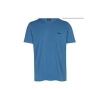 BOSS T-Shirt aus Stretch-Baumwolle mit Logo-Stickerei - Style Mix&Match T-Shirt R, 50515312 Blau M