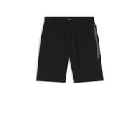 BOSS Loungewear-Shorts aus Baumwoll-Terry mit Logo-Print - Style Authentic Shorts, 50554778 Schwarz S