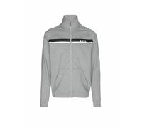 BOSS Loungewear Sweatjacke hellgrau | XL