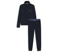 BOSS Loungewear-Trainingsanzug aus Stretch-Baumwolle mit Logos - Style 365 Long Set, 50554873 Dunkelblau L