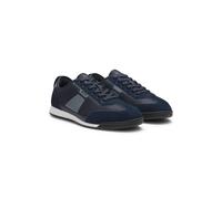 BOSS Lowtop Sneakers mit strukturierten Details - Style Nitan_Lowp_nymith, 50557886 Dunkelblau 43