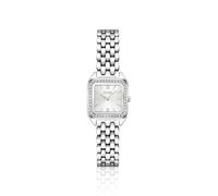 BOSS Mae Petite Edelstahluhr mit kristallbesetzter Lünette - Style MAE PETITE, 58858264 Silberfarben ONESI
