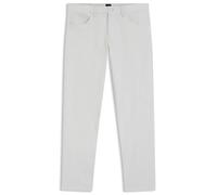 BOSS Maine Regular-Fit Hose aus elastischem Baumwoll-Dobby-Gewebe - Style H-Re.Maine5, 50553815 Hellgrau 36/32