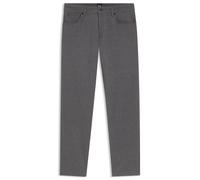 BOSS Maine Regular-Fit Hose aus elastischem Baumwoll-Dobby-Gewebe - Style H-Re.Maine5, 50553815 Schwarz 33/34