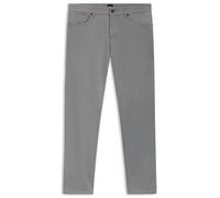 BOSS Maine Regular-Fit Hose aus Stretch-Baumwolle mit filigranem Muster - Style H-Re.Maine5, 50543935 Dunkelgrau 38/32