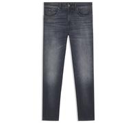 BOSS Black Jeans Herren Regular Fits Baumwolle Grau, 33/34