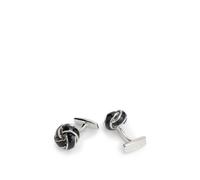 BOSS Manschettenknöpfe aus Messing - Style B-KNOT2-CUF, 50552425 Schwarz ONESI