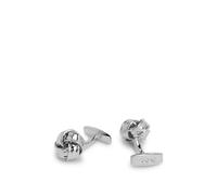 BOSS Manschettenknöpfe aus Messing - Style B-KNOT2-CUF, 50552425 Silberfarben ONESI