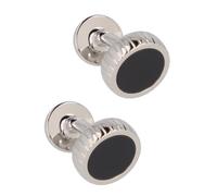 Boss Manschettenknöpfe Messing 2 cm black (TAS031931)