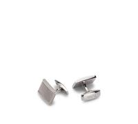 BOSS Manschettenknöpfe mit Marmor-Einsatz - Style L-MARBLE-CUF, 50544114 Silber ONESI