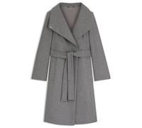 BOSS Damen Wollmantel mit Kaschmir CALEGAN Regular Fit, grau, Gr. 42