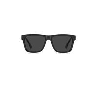 BOSS Mattschwarze Sonnenbrille mit Logo-Einsatz - Style BOSS 1907/S80756IR, 58609746 Schwarz ONESI