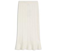 BOSS Maxirock mit gestrickter Karo-Struktur - Style Foppy, 50556678 Weiß XS