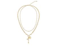 BOSS Mehrreihige goldfarbene Halskette - Style AMARA, HB1580883 Goldfarben ONESI