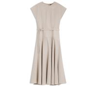 BOSS Meliertes Maxikleid aus Flanell mit Gürtel - Style Dopala, 50568787 Natur 38