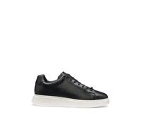 BOSS Sneakers aus Leder mit Gummisohlen - Style Bulton_Runn_lt_N, 50497887 Schwarz 46
