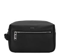 Boss Daxter Kulturbeutel Leder 14.5 cm schwarz