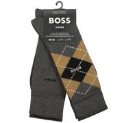 BOSS Men's 2P RS Argyle CC 10244703 01 Regular Socks, Medium Grey, 43-46