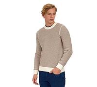BOSS Men's Amodoro Knitted_Sweater, Open White, XXL