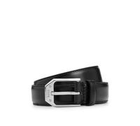Ledergürtel BOSS "Jemio_Sz40", Herren, Gr. 11,5, schwarz (schwarz001), Leder, unifarben, Gürtel Ledergürtel, mit BOSS Schriftzug (69575801-115)