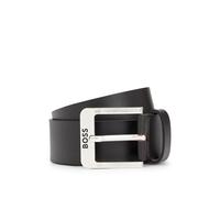 Hugo Boss Ledergürtel Jemio Büffelleder mit Dornschließe Herren 85 Dunkelbraun