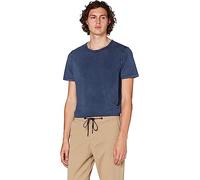BOSS Orange T-Shirt Herren Slim Fit Kurzarm Rundhals Baumwolle blau, M