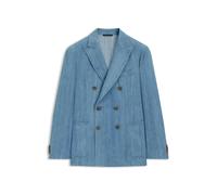 BOSS Blazer aus italienischer Baumwolle mit Spitzrevers - Style C-Hanry-DB-W-263F, 50566773 Hellblau 50