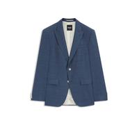 BOSS Slim-Fit Sakko aus Wolle, Seide und Leinen - Style H-Huge-B1-Peak-262, 50562604 Blau 54