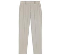 BOSS Tapered-Fit Hose aus Schurwolle mit dezentem Muster - Style P-Perin-IDS-263F, 50564687 Hellbeige 50
