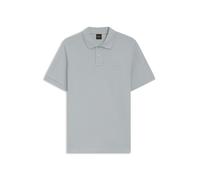 BOSS Slim-Fit Polohemd aus Stretch-Baumwolle mit Logo-Aufnäher - Style Passenger, 50507803 Hellgrau XXL