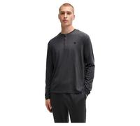 Pyjama mit Logo-Stitching M men Anthrazit