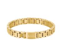 BOSS Metal Link Essential Armband Rostfreier Stahl 1580711 - Herren - Leder