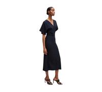 Boss - Midikleid für Damen, A-Linie, Anliegend, Kimonoärmel (Dunkelblau) EU 34 / UK 6